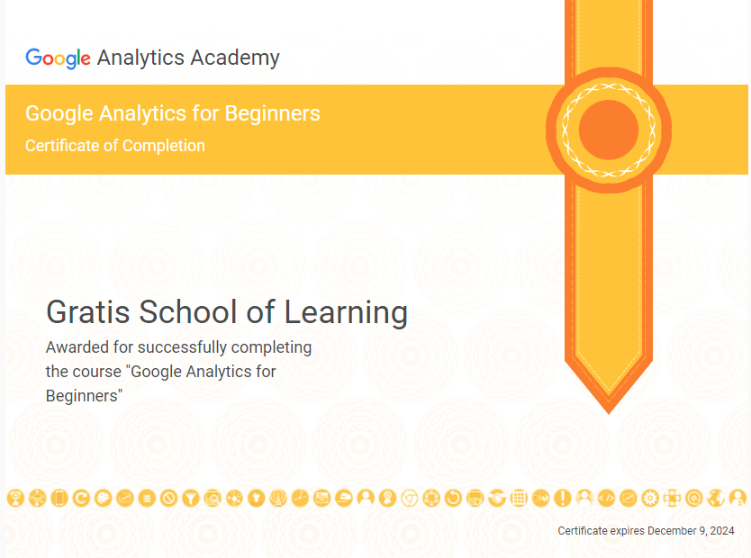 Google analytics certification